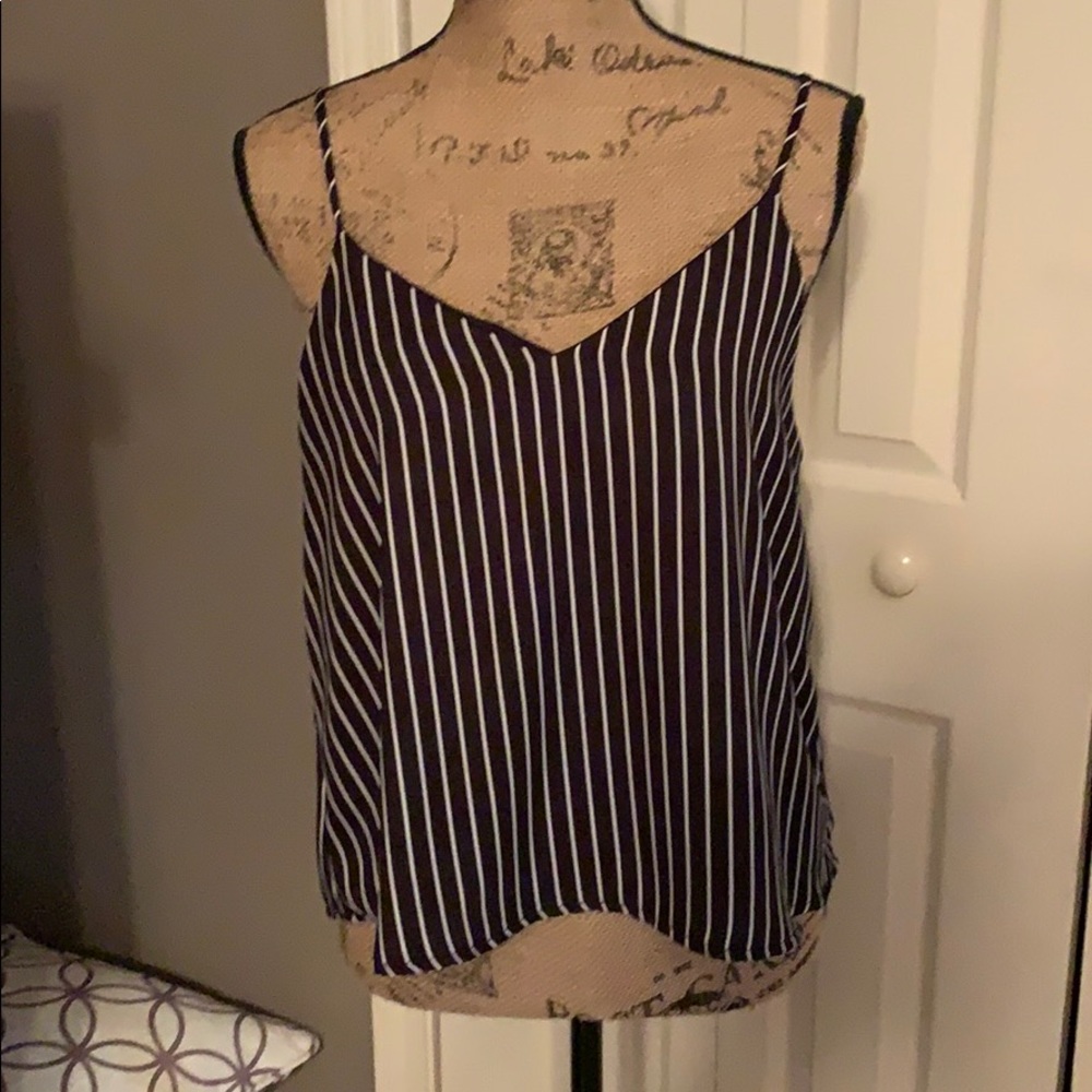 striped tank top